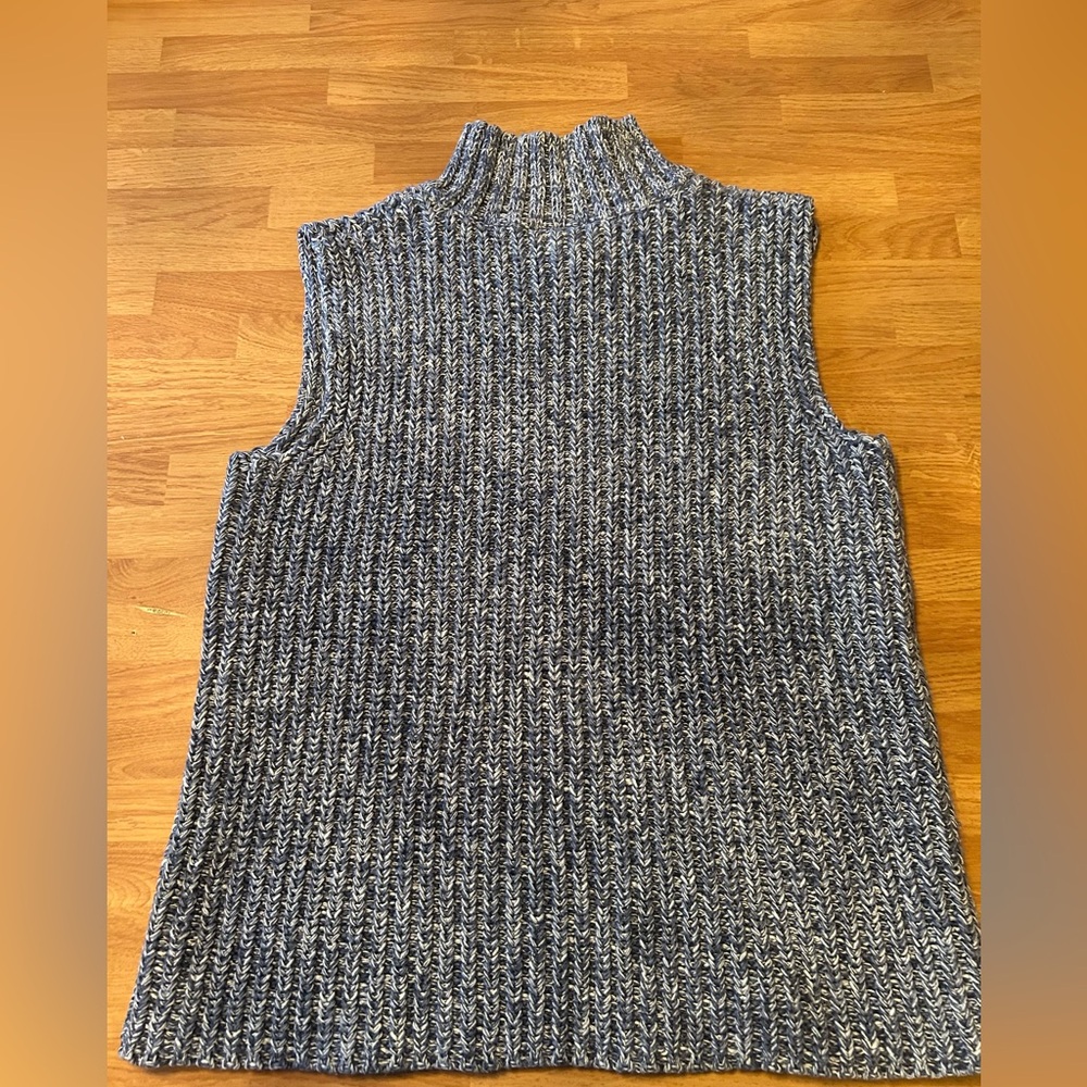 Vintage Talbots Gray Cowl Turtleneck Sweater - Picture 4 of 10